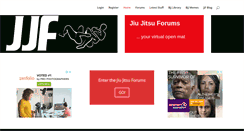 Desktop Screenshot of jiujitsuforums.com